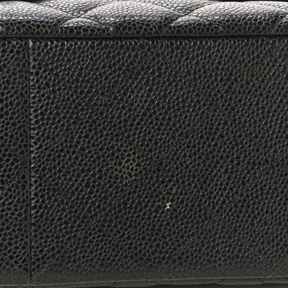 Chanel Caviar Quilted Jumbo Double Flap Black 12 of 13