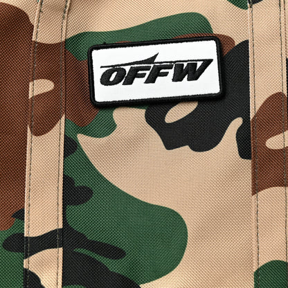 Off-White Polyester Camouflage Tote Multicolor 8 of 11