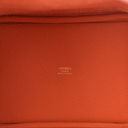 Hermes Taurillon Clemence Picotin Lock 18 PM Orange 5 of 12