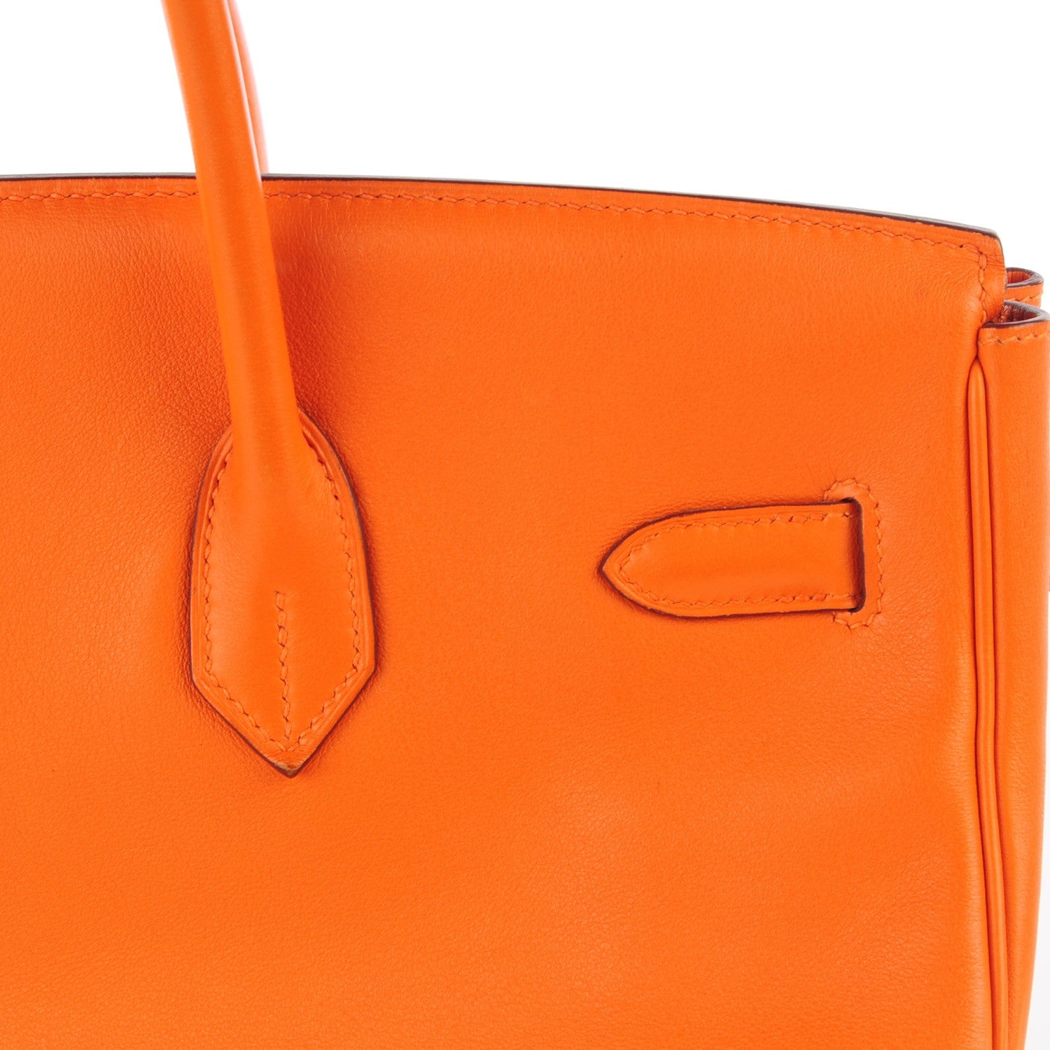 Hermes Veau Swift Birkin 35 Orange 2 of 25