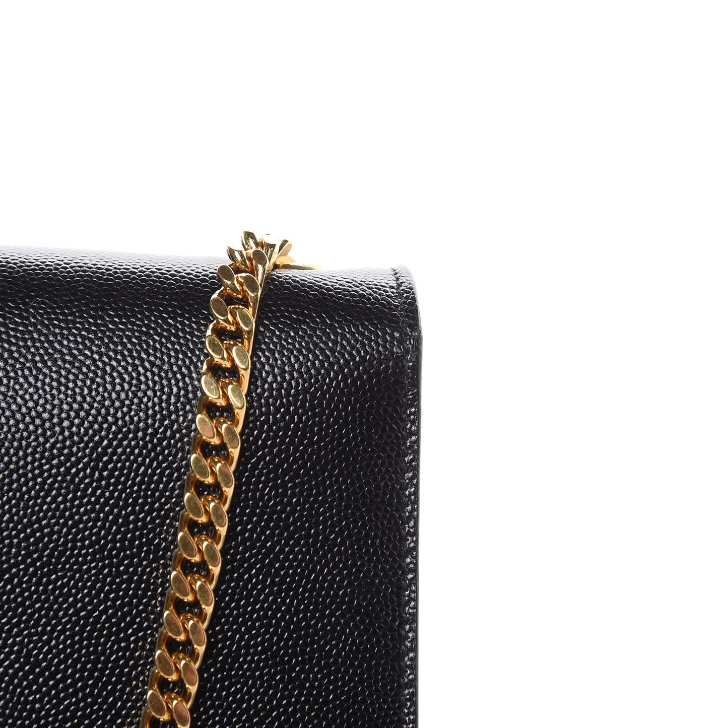 Grain De Poudre Medium Classic Monogram Kate Satchel Black