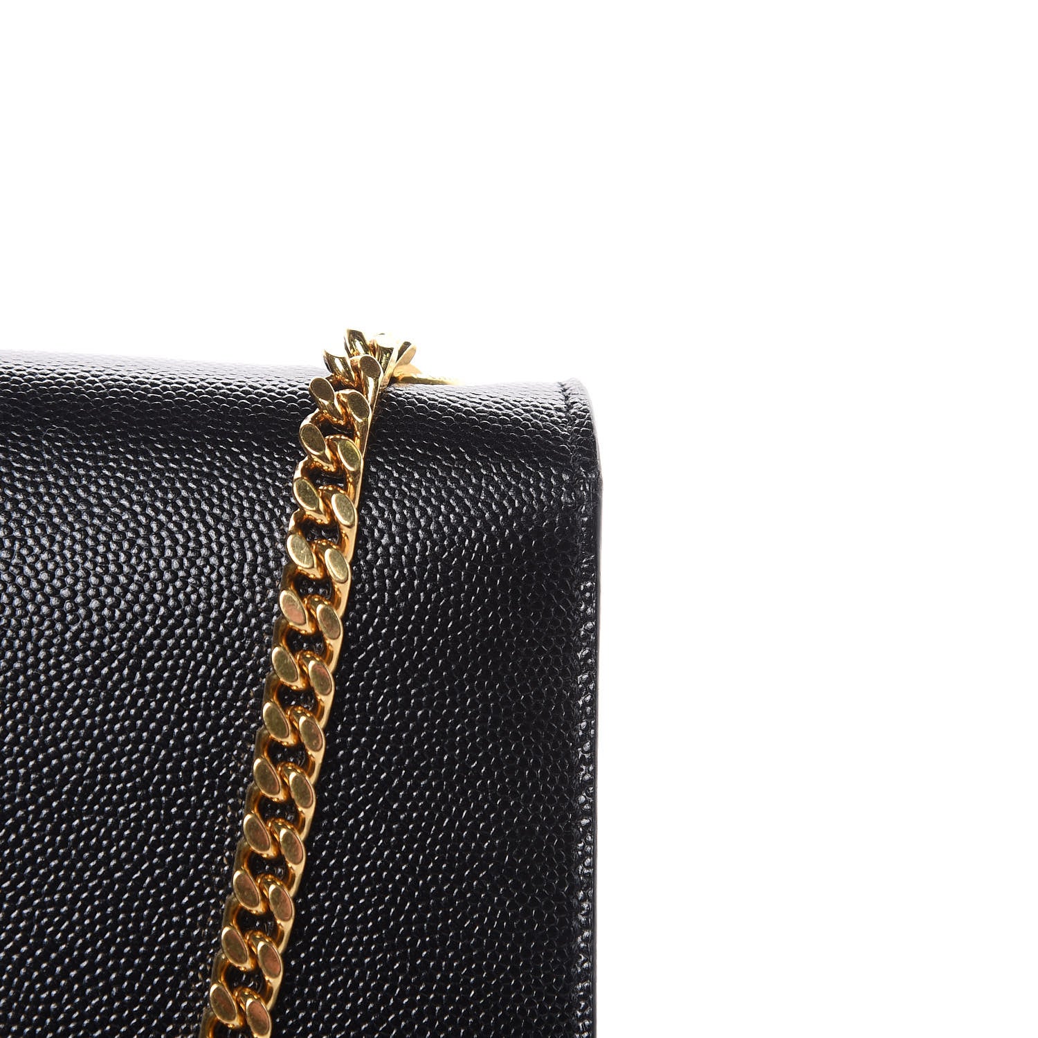 Saint Laurent Grain De Poudre Medium Classic Monogram Kate Satchel Black 11 of 14