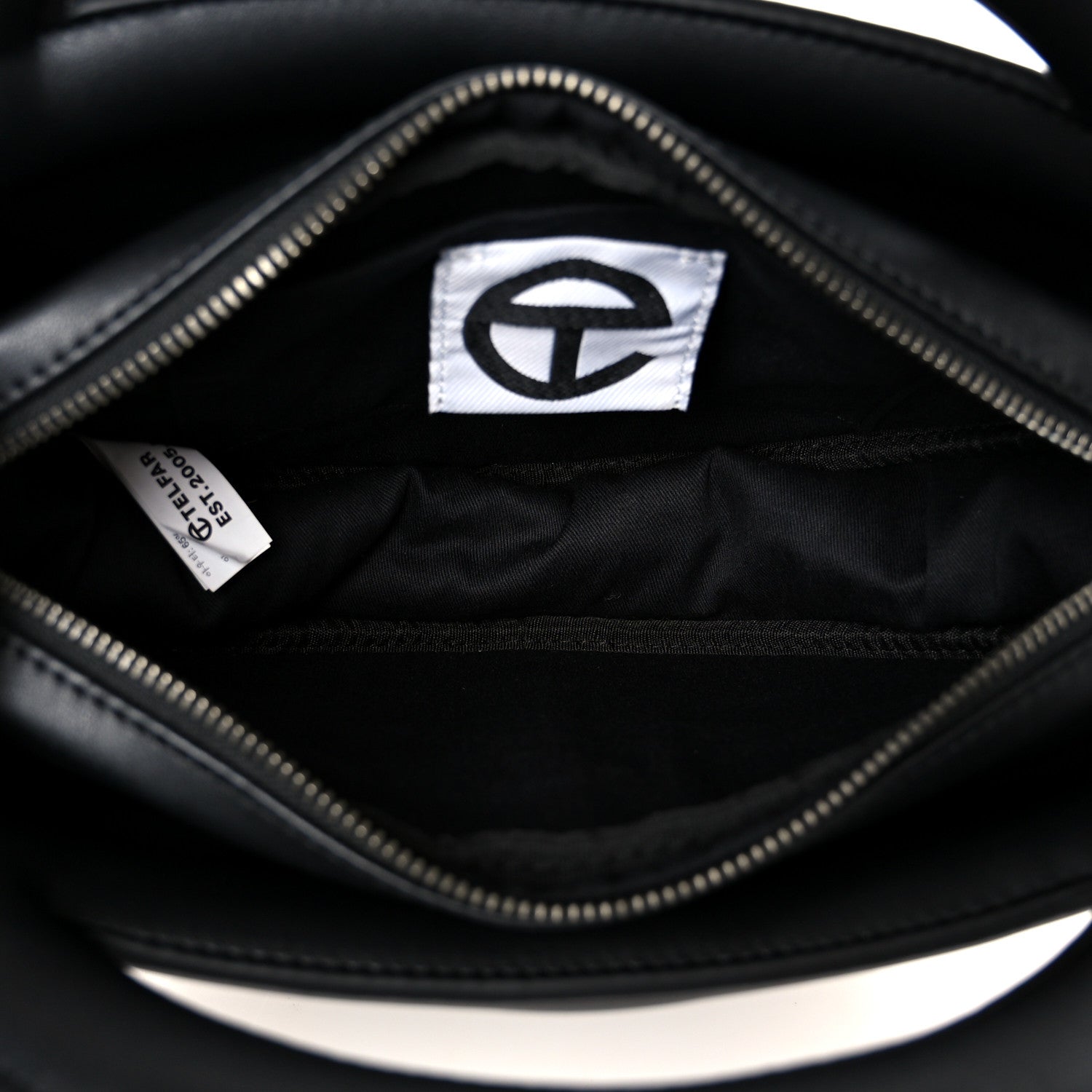 Telfar Vegan Leather Round Circle Bag Black 8 of 10