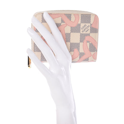 Louis Vuitton Damier Azur Tahitienne Zippy Coin Purse 2 of 8