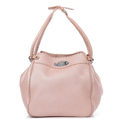 Fendi Cuoio Romano Selleria Small Bucket Bag Cipria 1 of 17