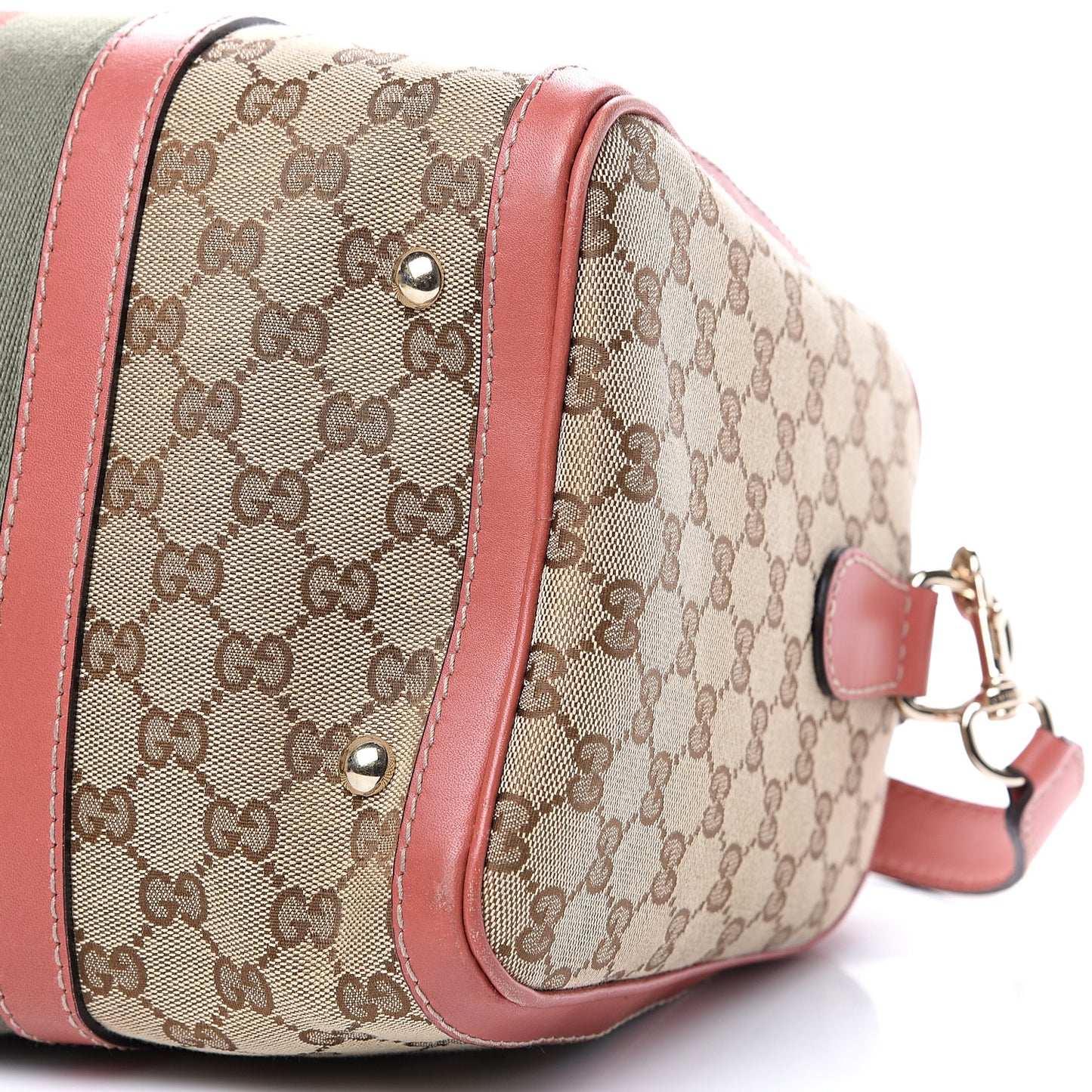 Monogram Medium Vintage Web Boston Pink