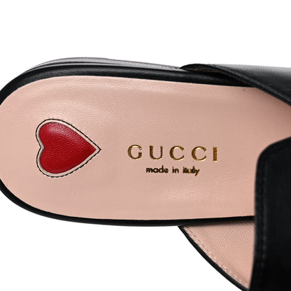 Gucci Malaga Kid Web Womens Princetown Slippers 37 Black 7 of 9