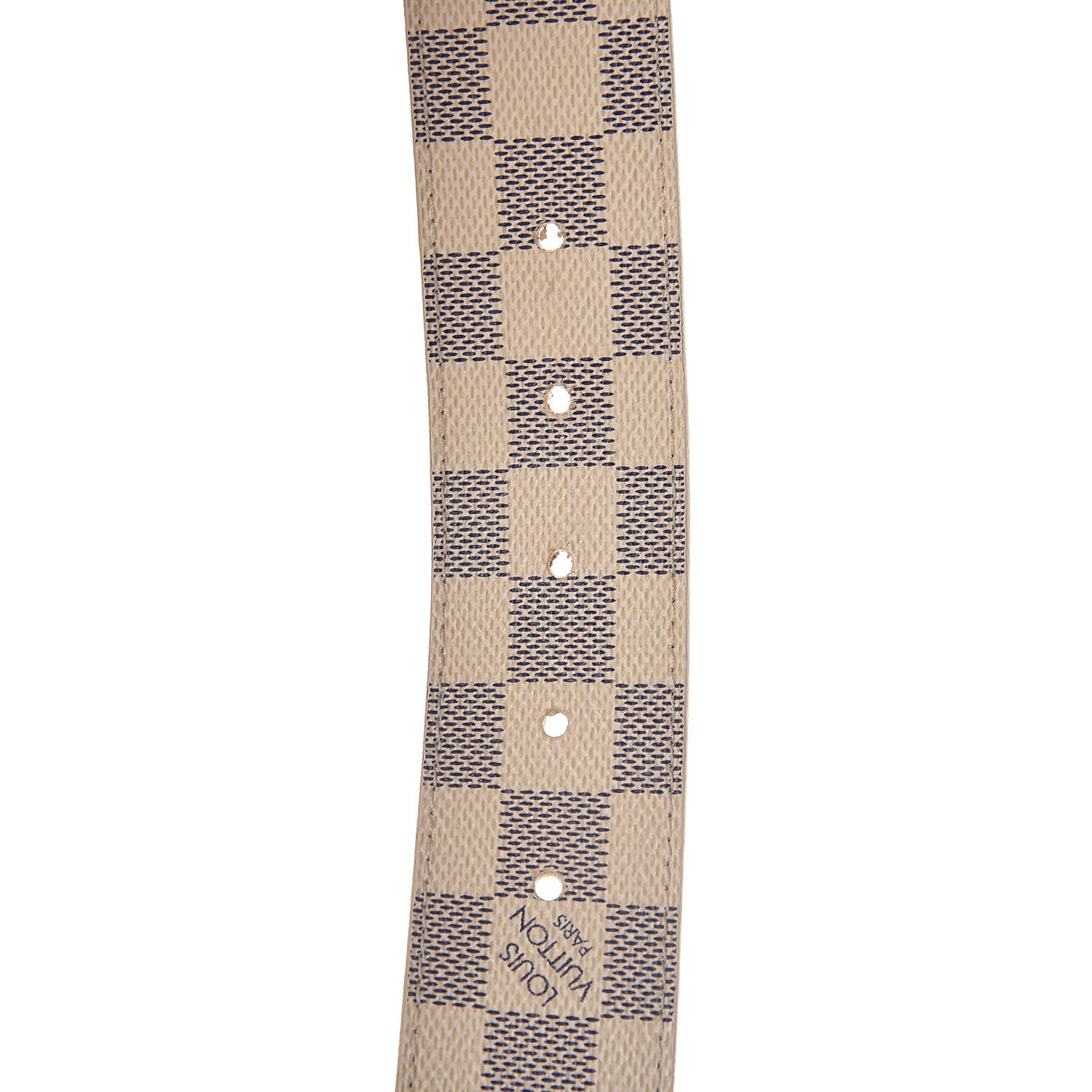 Louis Vuitton Damier Azur LV Initiales Belt 80 32 6 of 7