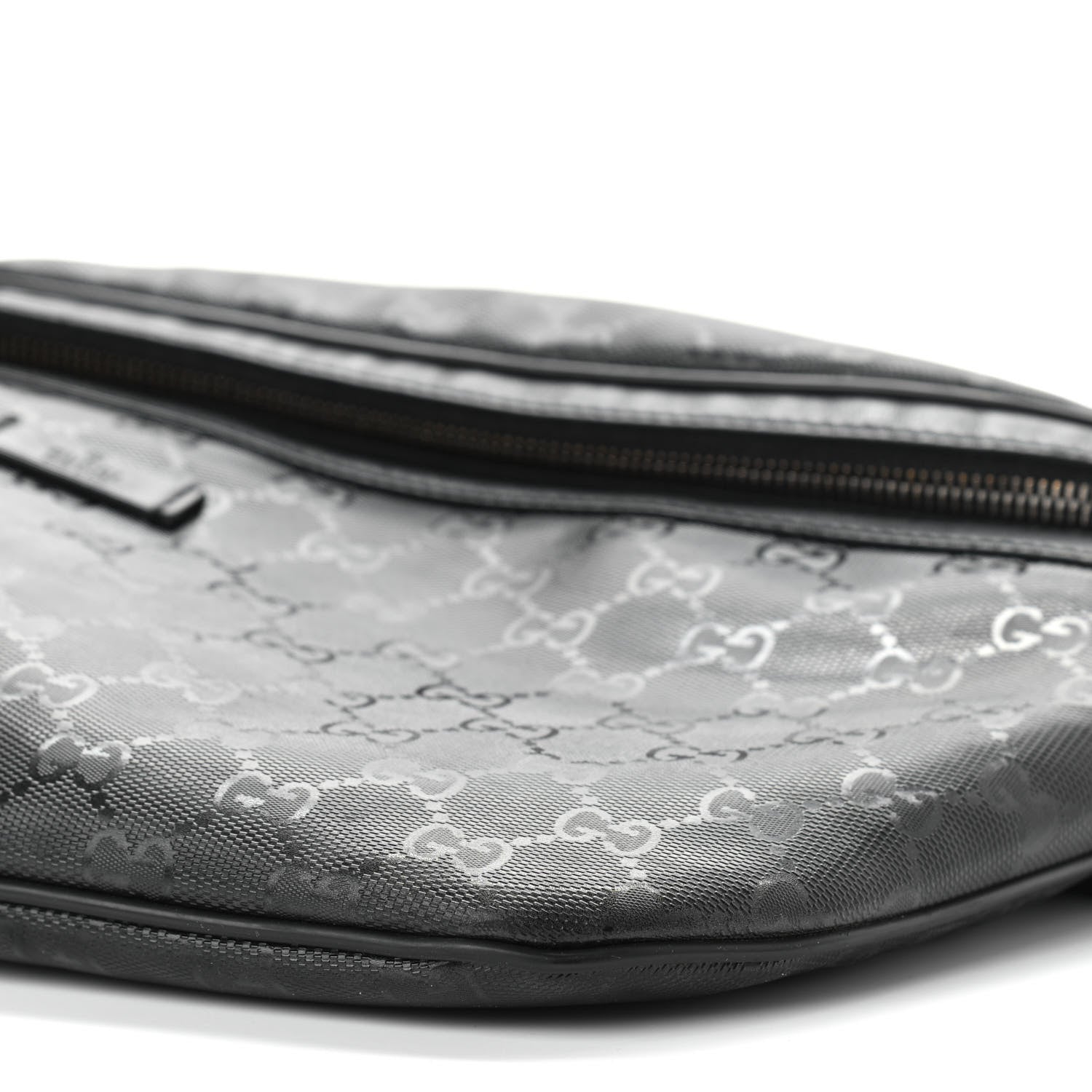 Gucci Imprime Monogram Belt Bag Black 10 of 11
