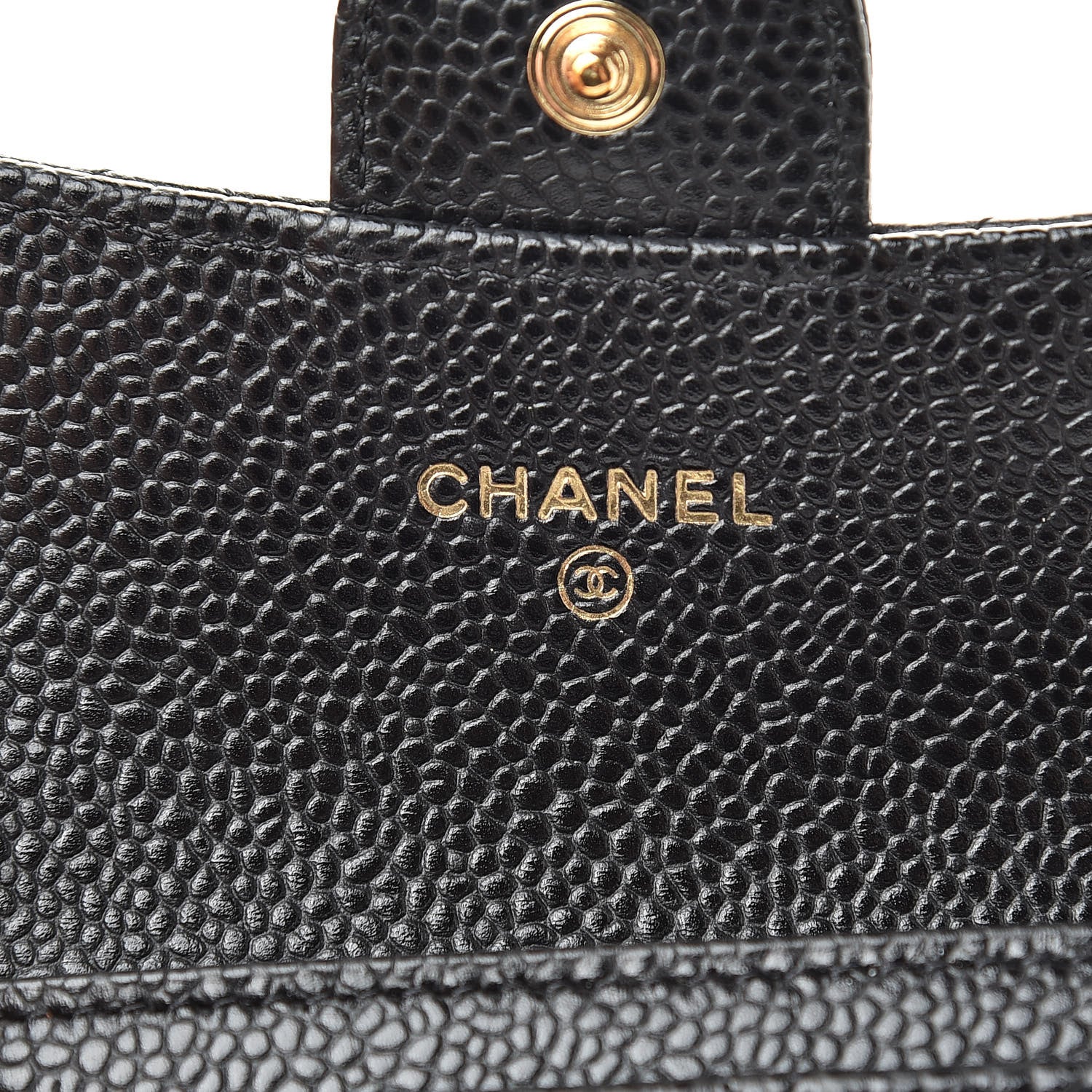 Chanel Caviar Quilted Flap Card Holder Black 6 of 9