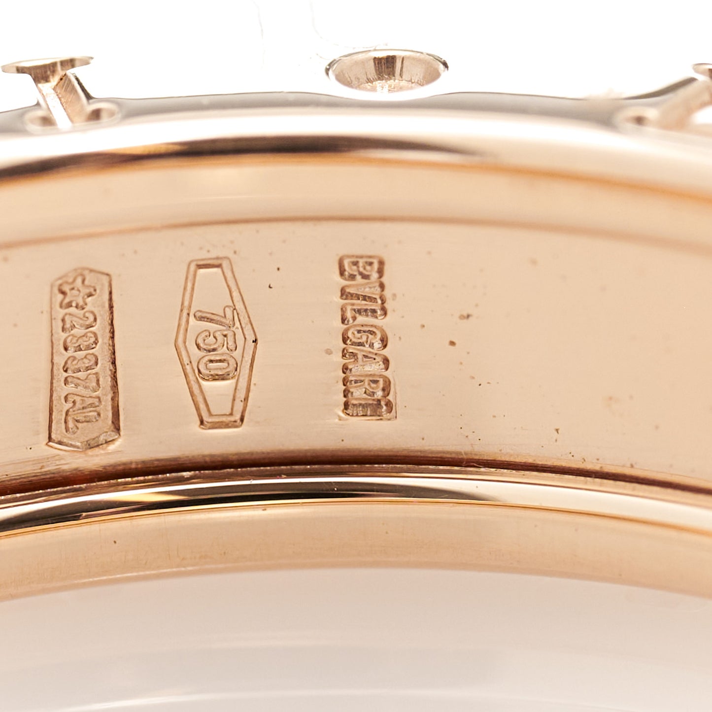 18K Rose Gold B.Zero1 One-Band Ring 50 5.5