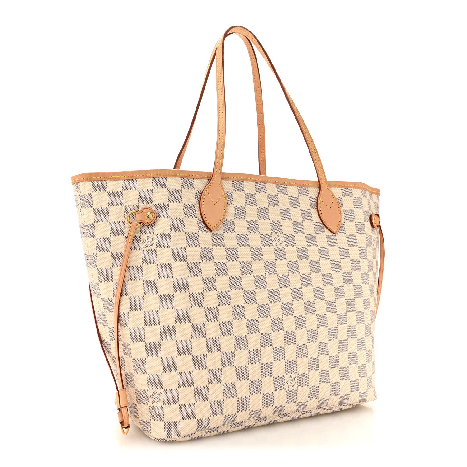 Louis Vuitton Damier Azur Neo Neverfull MM Rose Ballerine 4 of 13