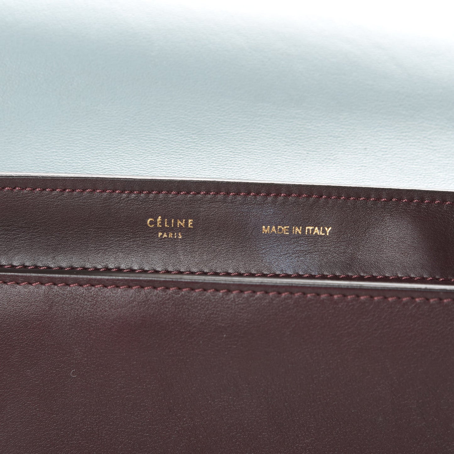 Smooth Calfskin Suede Medium Tri-Color Trapeze Dark Grey