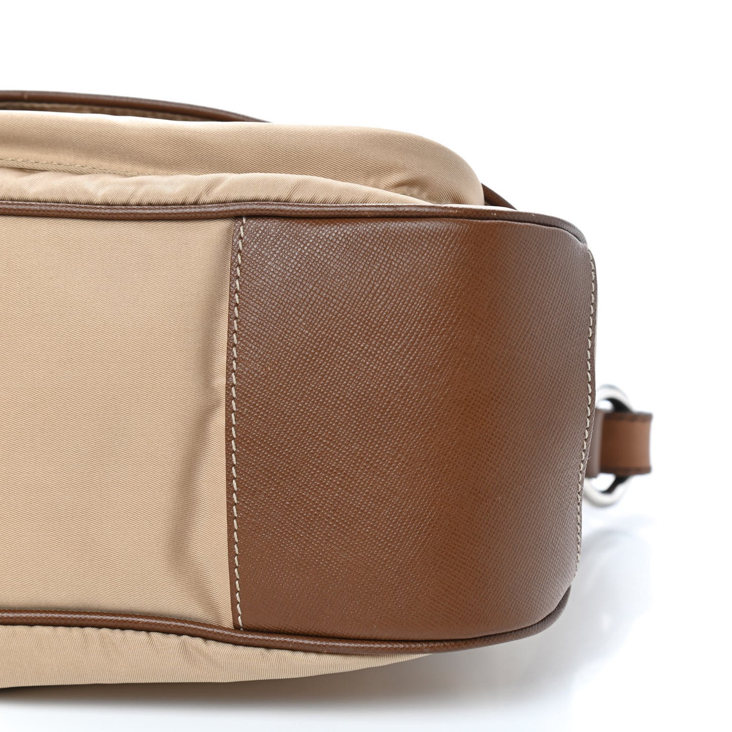 Tessuto Nylon Saffiano Shoulder Bag Cammeo