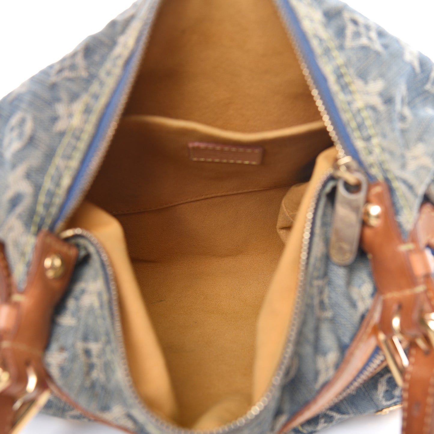 Monogram Denim Baggy PM Blue