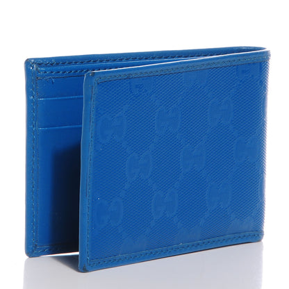 Gucci Imprime Monogram Bi-Fold Wallet Riviera Blue 3 of 7