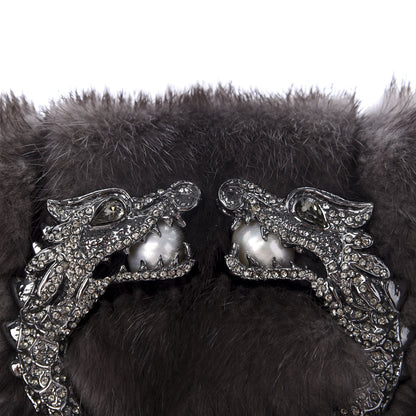 Gucci Mink Jewel Dragon Evening Bag 9 of 9