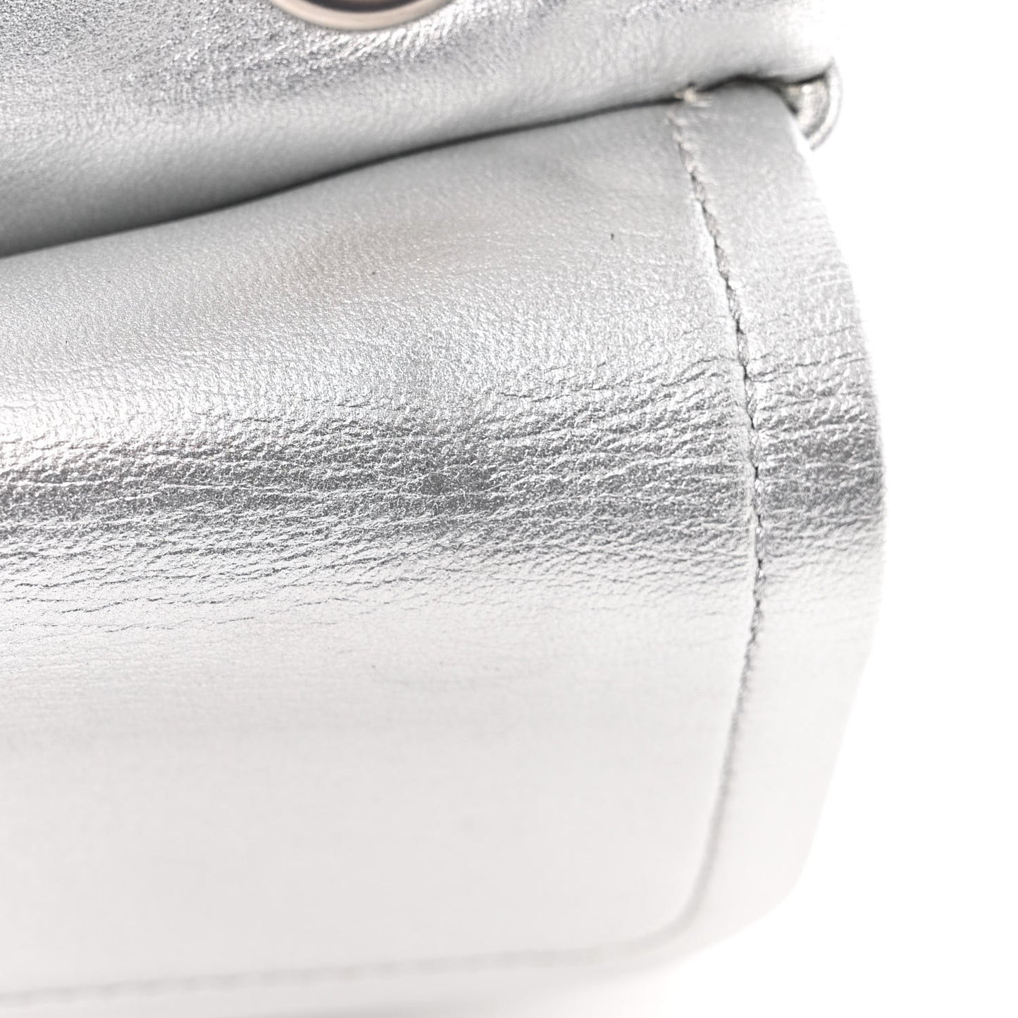 Metallic Lambskin Quilted 2.55 Reissue 226 Flap Silver