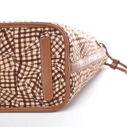MCM Visetos Medium Liz Reversible Shopper Tote Cognac 20 of 22