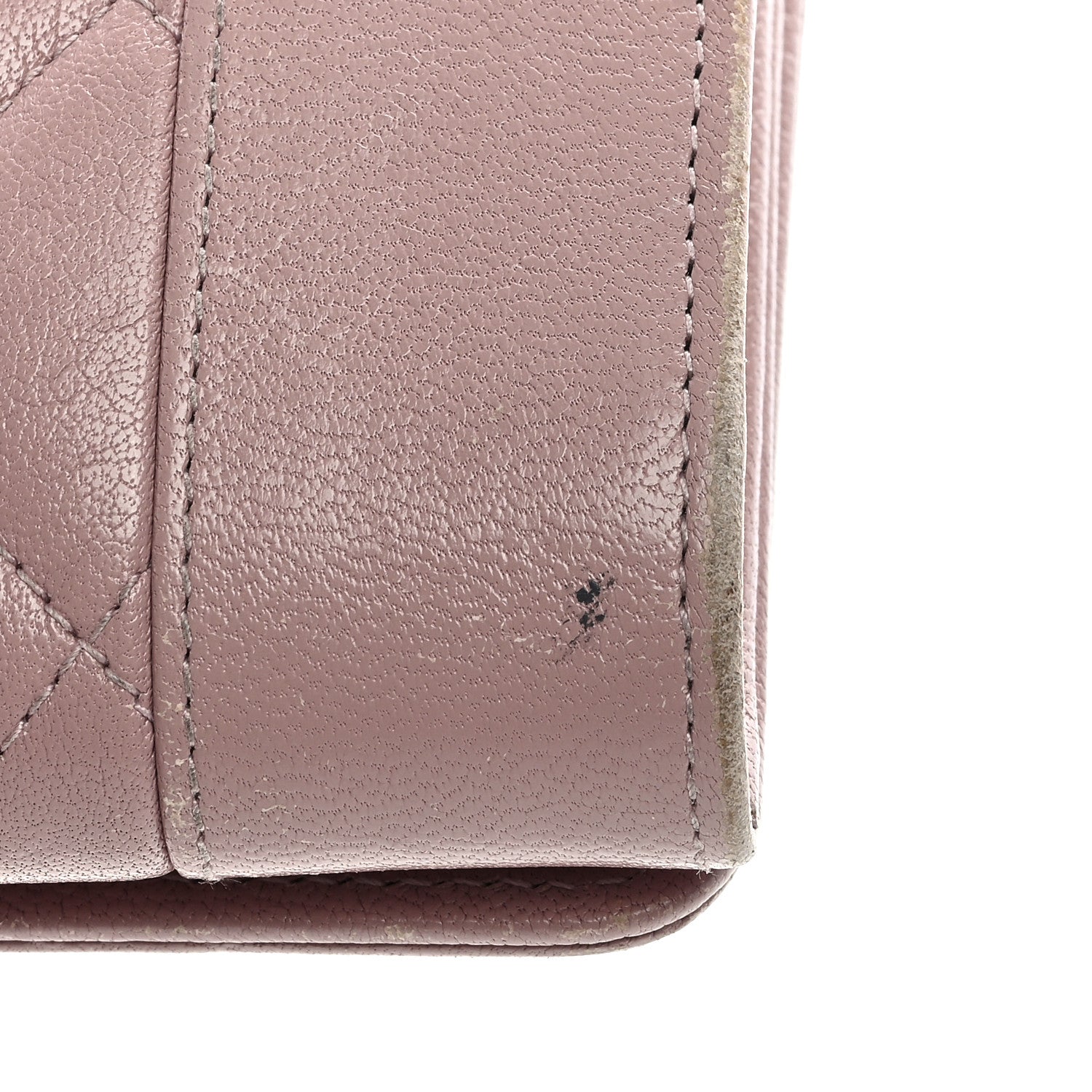 Chanel Sheepskin Quilted Mademoiselle Vintage Flap Wallet Pink 10 of 11