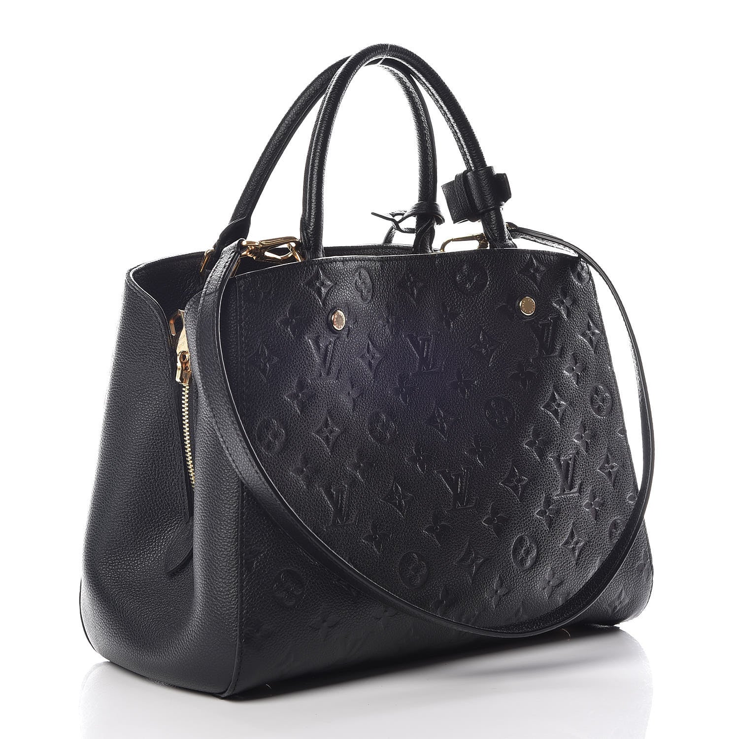 Louis Vuitton Empreinte Montaigne MM Black 4 of 14