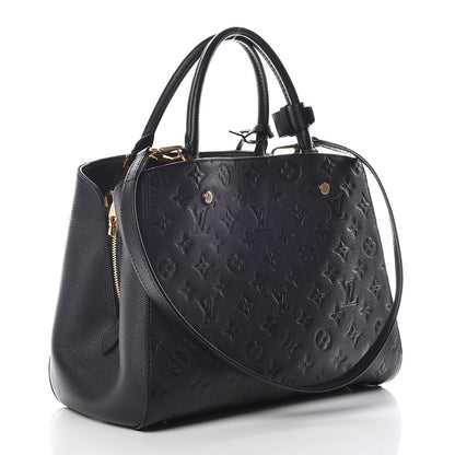 Louis Vuitton Empreinte Montaigne MM Black 4 of 14