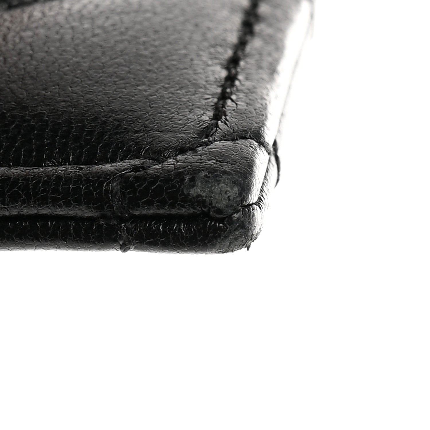 Saint Laurent Calfskin Y Quilted Monogram LouLou Credit Card Case Black 13 of 15