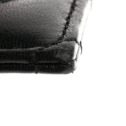 Saint Laurent Calfskin Y Quilted Monogram LouLou Credit Card Case Black 13 of 15