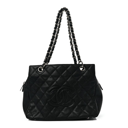 Chanel Caviar Quilted Petit Timeless Tote PTT Black 1 of 7