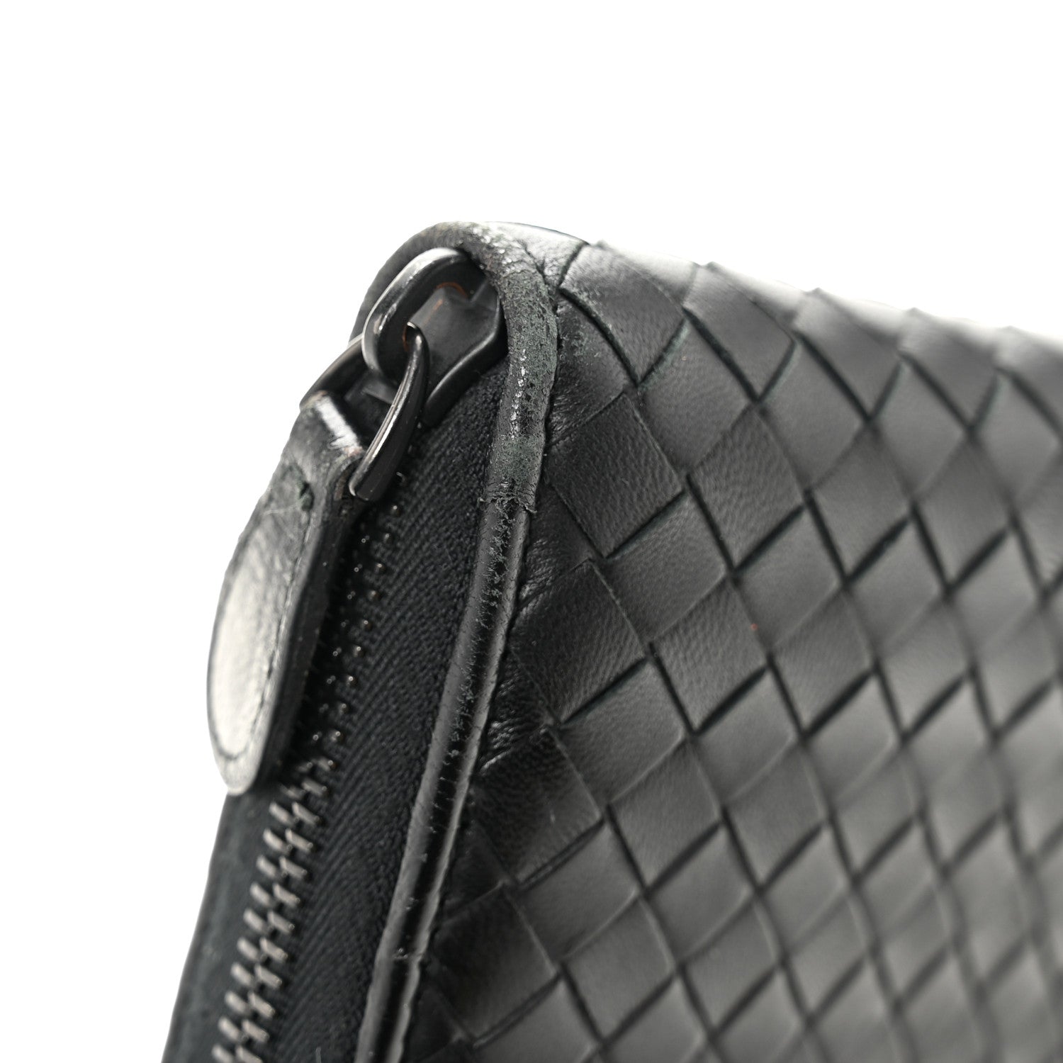 Bottega Veneta Nappa Intrecciato Zip Around Wallet Black 9 of 9