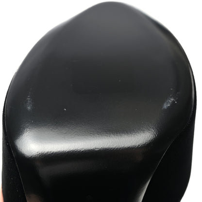 Saint Laurent Velvet Jodie Platform Sandals 38 Black 18 of 19