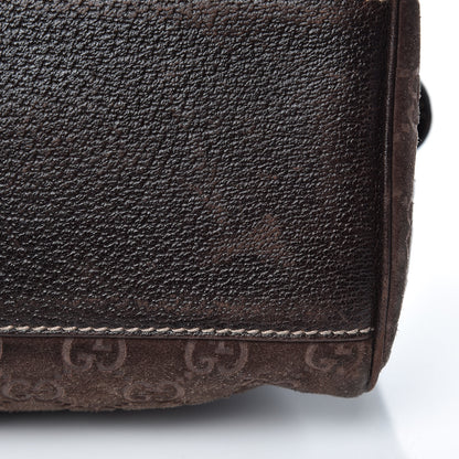 Gucci Guccissima Suede Charmy Boston Brown 10 of 13