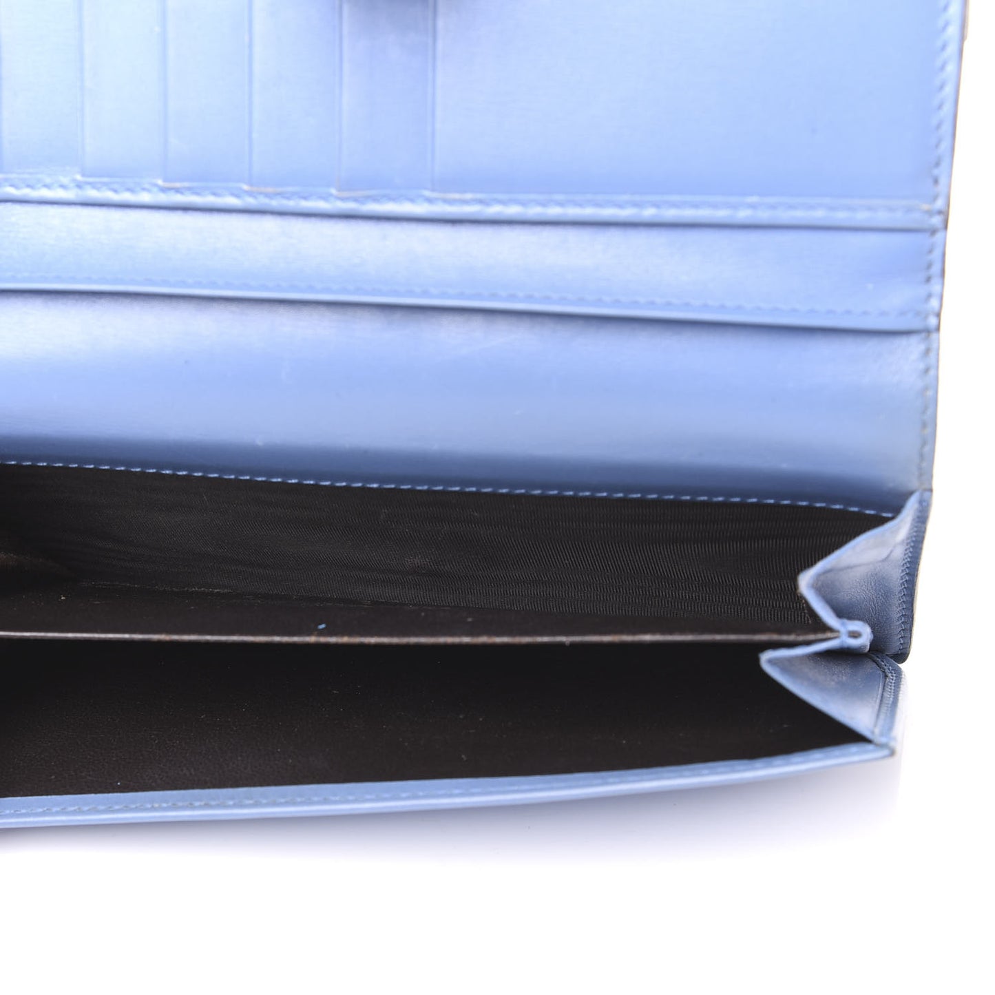 GG Supreme Monogram Interlocking Continental Flap Wallet