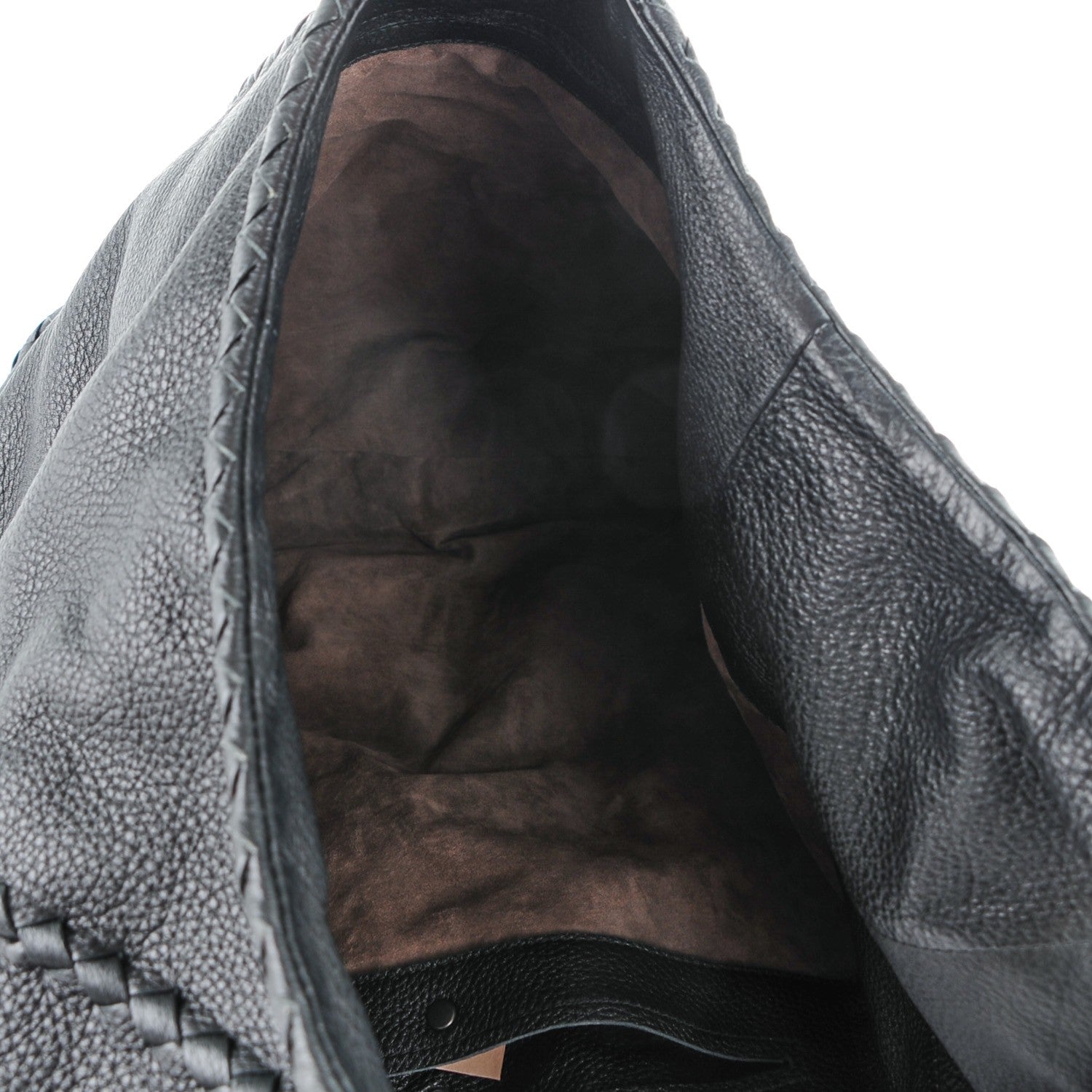 Bottega Veneta Cervo Deerskin Large Hobo Nero Black 5 of 8