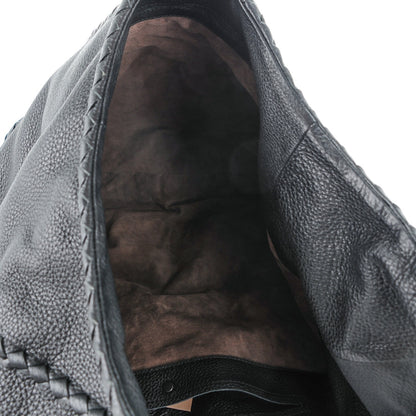 Bottega Veneta Cervo Deerskin Large Hobo Nero Black 5 of 8