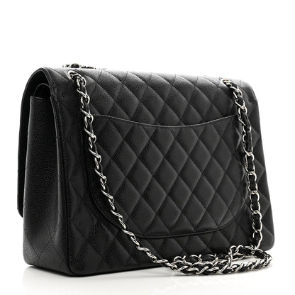 Chanel Caviar Quilted Maxi Double Flap Black 3 of 9