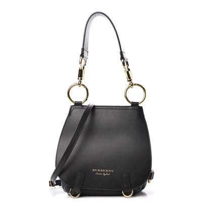 Burberry Calfskin Large Bridle Saddle Bag Black 1 of 11