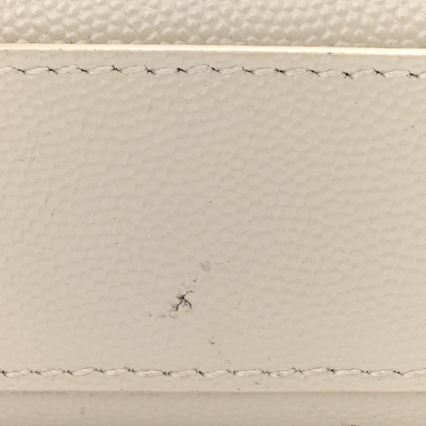 Grain De Poudre Calfskin Medium Classic Monogram Kate Tassel Satchel Crema Soft