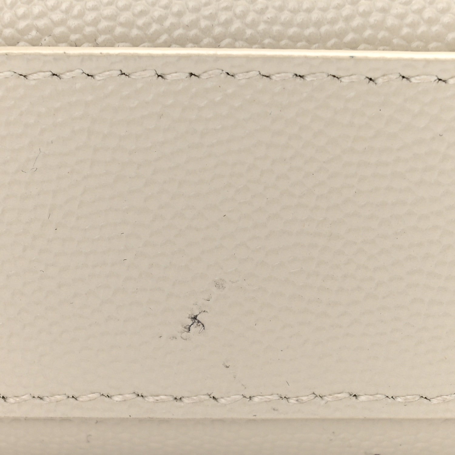 Saint Laurent Grain De Poudre Calfskin Medium Classic Monogram Kate Tassel Satchel Crema Soft 11 of 11