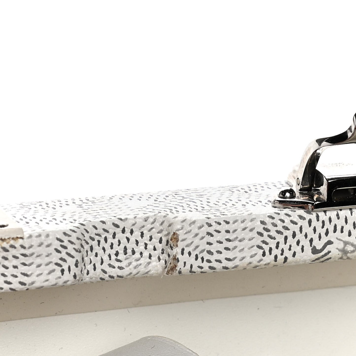 Goyardine Saint Honore Clutch White