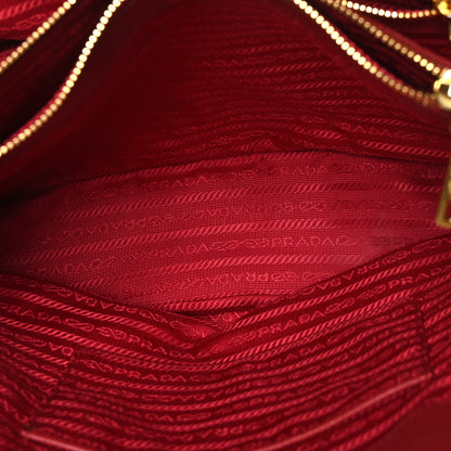 Prada Saffiano Medium Galleria Double Zip Tote Fuoco 6 of 13