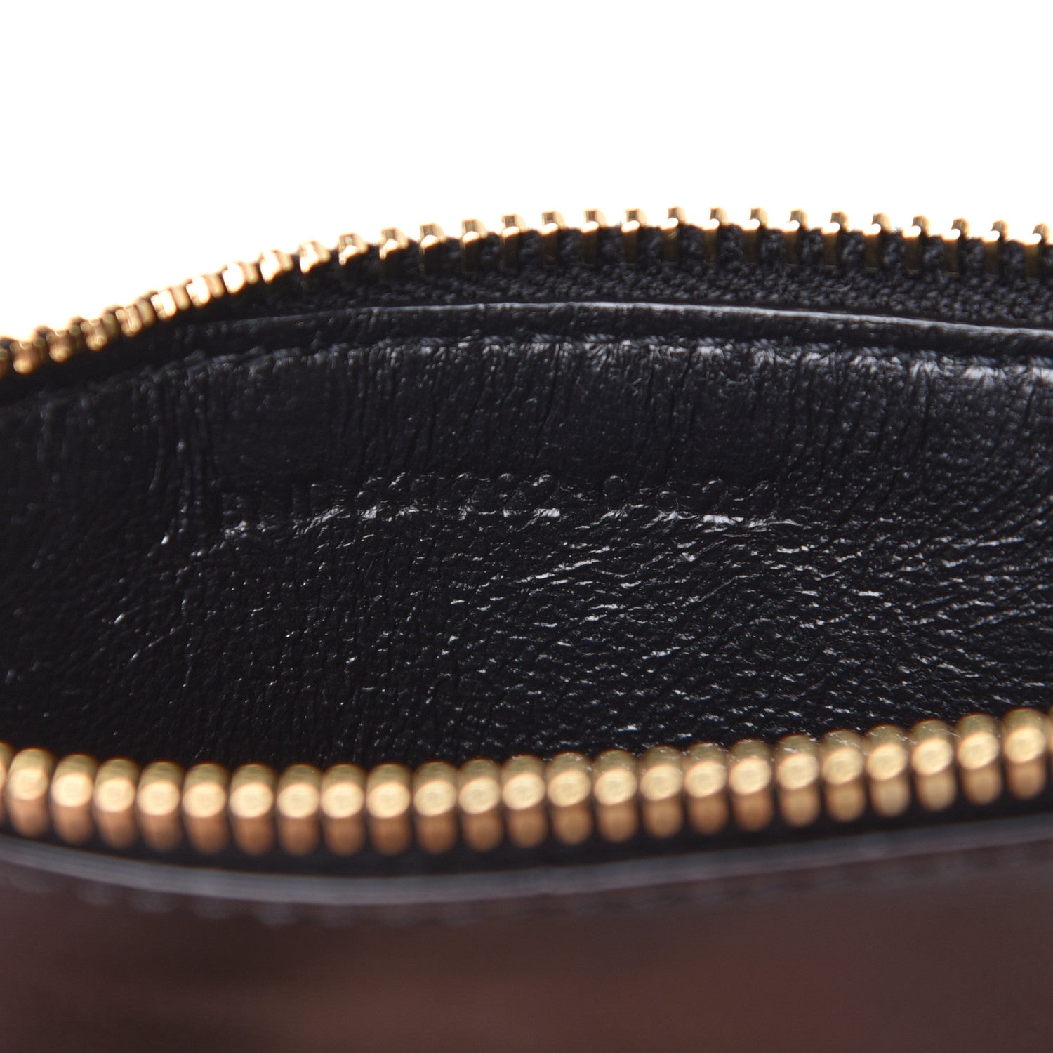 Saint Laurent Calfskin 5 Fragments Zip Pouch Card Holder Black 7 of 9