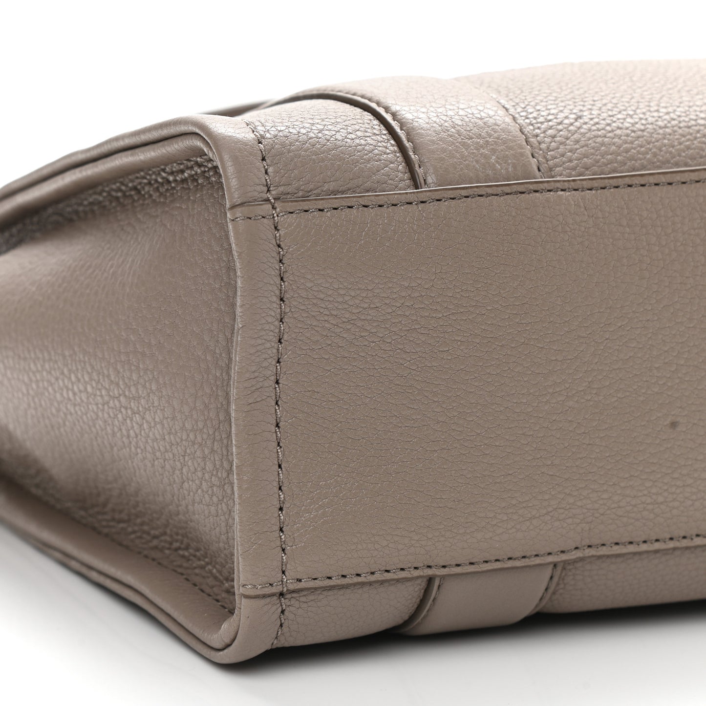Grained Calfskin Small The Tote Bag Cement