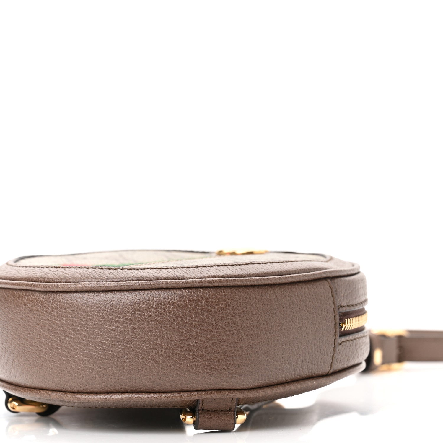 Gucci GG Supreme Monogram Web Mini Ophidia Round Backpack Brown 10 of 10