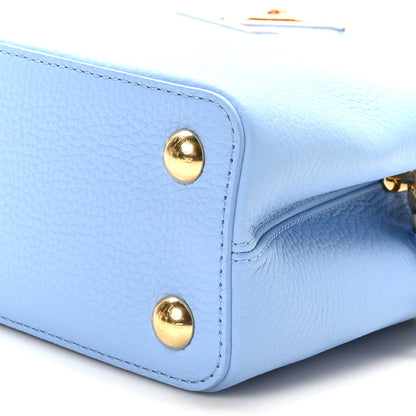 Louis Vuitton Taurillon Capucines BB Bleu de Provence Greige Doux 8 of 8