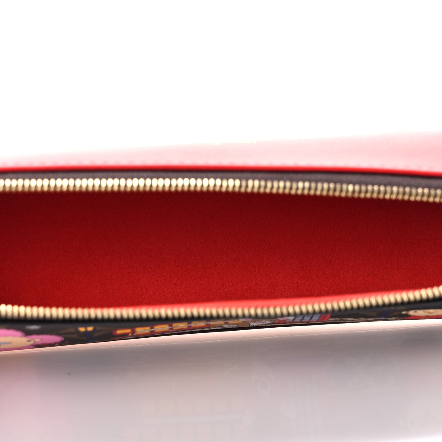 Monogram Monogram 2021 Christmas Animation London Elizabeth Pencil Pouch Coquelicot