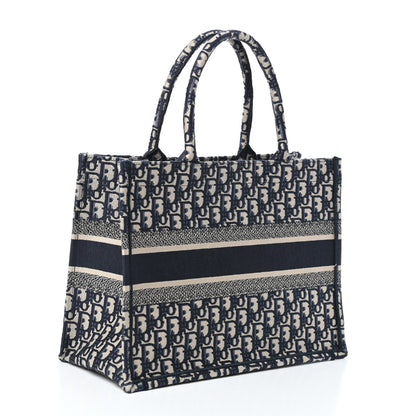 Christian Dior Oblique Medium Book Tote Blue Multicolor 3 of 9