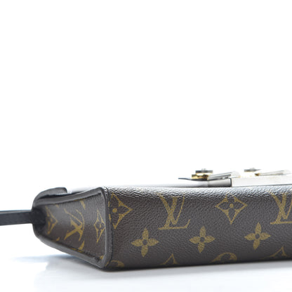 Louis Vuitton Calfskin Monogram Column Clutch 5 of 9