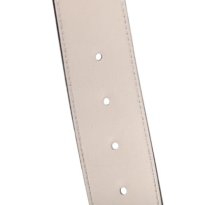 Gucci Calfskin Double G 40mm Belt 85 34 Mystic White 5 of 5