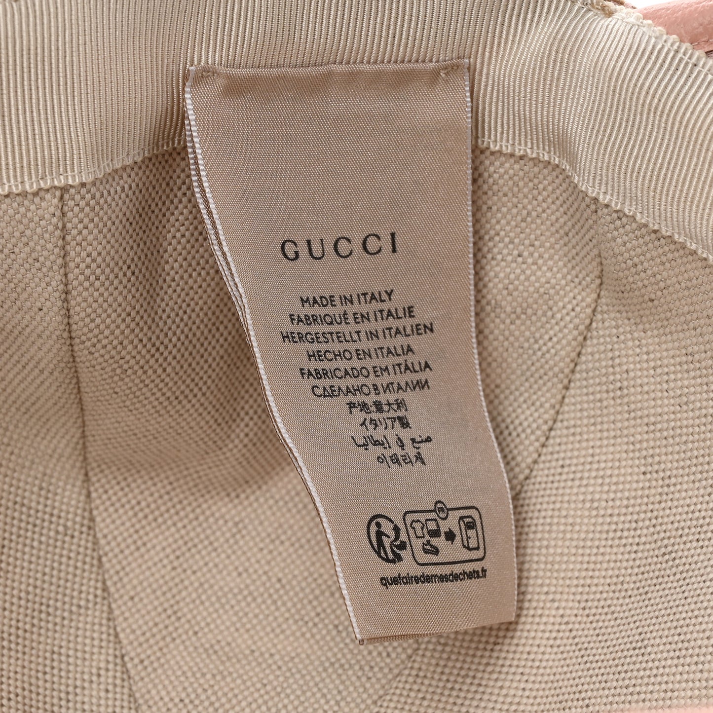 Monogram Jumbo GG Mosteri Baseball Hat L 58 Beige Light Pink